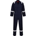 thumbnail image 1 of Portwest UAF73 Araflame Super Lightweight NFPA 2112 FR Coverall Navy, 62, 1 of 1