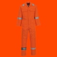 thumbnail image 1 of Portwest UBIZ5 Men's Hi Vis FR Coveralls - Bizweld Iona Flame Retardant Fireproof Workwear Overalls Orange, X-Large, 1 of 7