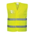 thumbnail image 1 of Portwest UC494 Hi-Vis Mesh Safety Vest Yellow, XX/3X, 1 of 2