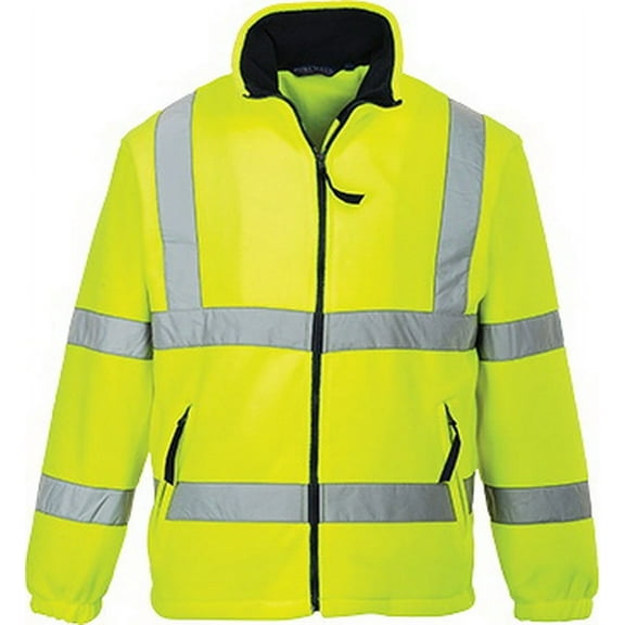 Portwest UF300 Hi-Vis Mesh Lined Fleece-Yellow-5XL