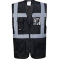 thumbnail image 1 of Portwest UF476 Iona Executive Safety Vest Black, Large, 1 of 3