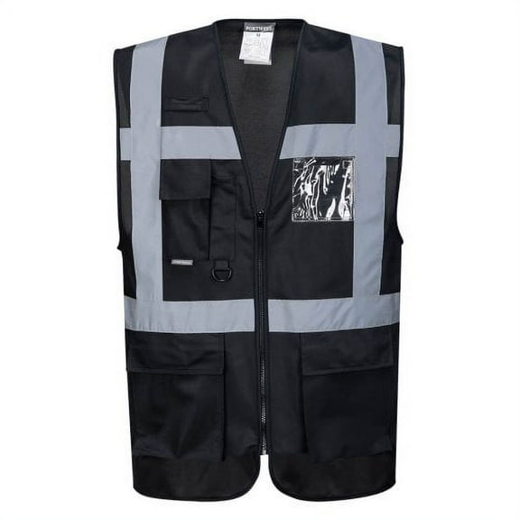 Portwest UF476 Multi Functional Iona Executive Vest Black, Small