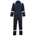 thumbnail image 1 of Portwest UFR21 Super Lightweight FR Antistatic Workwear Coverall Navy, Medium, 1 of 2