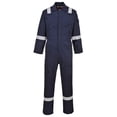 thumbnail image 1 of Portwest UFR21 Super Lightweight FR Antistatic Workwear Coverall Navy, X-Large, 1 of 2