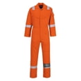 thumbnail image 1 of Portwest UFR21 Super Lightweight FR Antistatic Workwear Coverall Orange, Large, 1 of 2