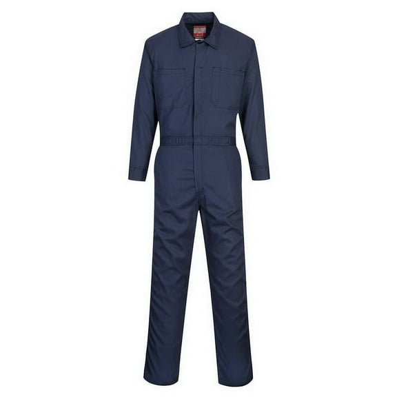 Portwest UFR87 Bizflame 88/12 Classic Flame Resistant Coverall Navy, Small