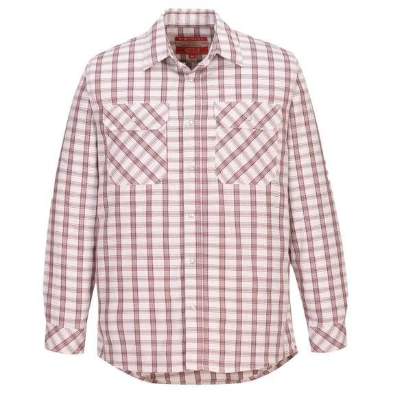 Portwest UFR97 Comfort Bizflame 88/12 FR Plaid Shirt White, XX-Large