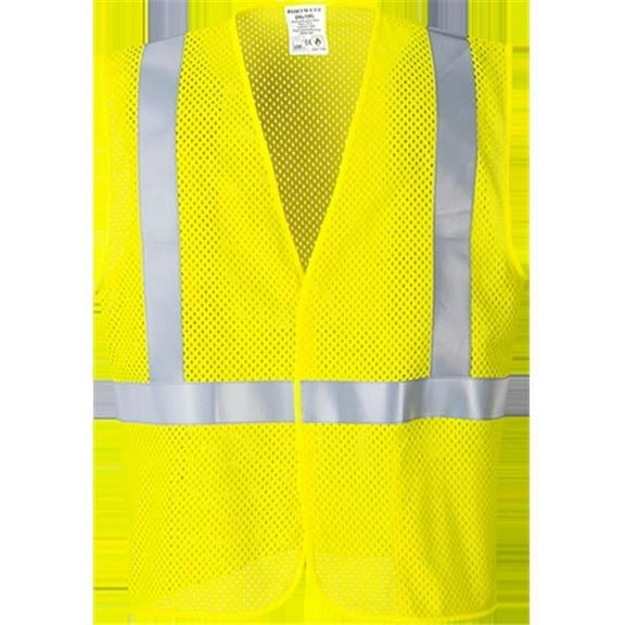 Portwest UMV21 ARC Rated FR Protective Mesh Vest Yellow, 6X-Large