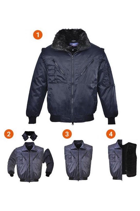 UPJ10 Pilot Jacket-Navy-M