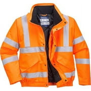 Portwest urt32 hi-vis سترة قاذفة ملابس العمل الواقية البرتقالية ، 3x كبيرة