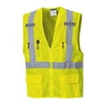 thumbnail image 1 of Portwest US370 Atlanta X Back Lightweight Hi-Vis Vest Yellow, Large, 1 of 2