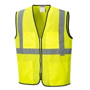 Portwest US380 Tampa Lightweight Mesh Safety Vest Yellow, Medium