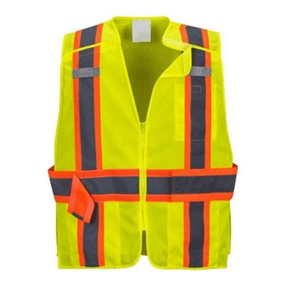 Portwest US385 Expandable Mesh Breakaway Safety Vest Yellow, 3X-Large