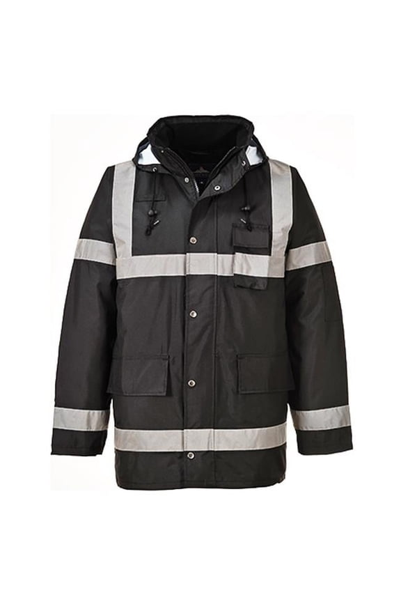 US433 Iona Lite Traffic Jacket Black, 3X-Large