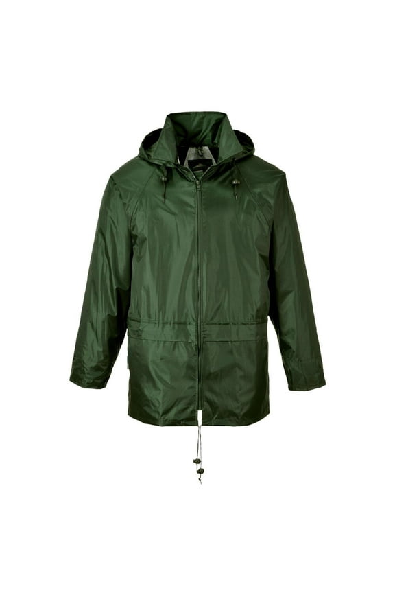 US440 Men's Lightweight Waterproof Classic Rain Jacket Olive, 5X-Large
