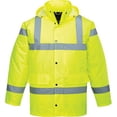 thumbnail image 1 of Portwest US460 Hi-Vis Waterproof Rain Traffic Jacket Yellow, Large, 1 of 2