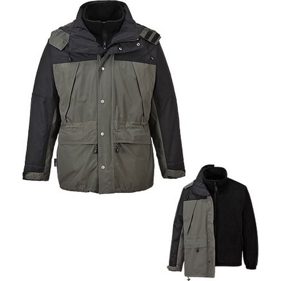Portwest US532 Orkney 3in1 Jacket-Grey-M