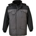 thumbnail image 1 of Portwest US562 Ripstop Parka-Black/Grey-L, 1 of 2