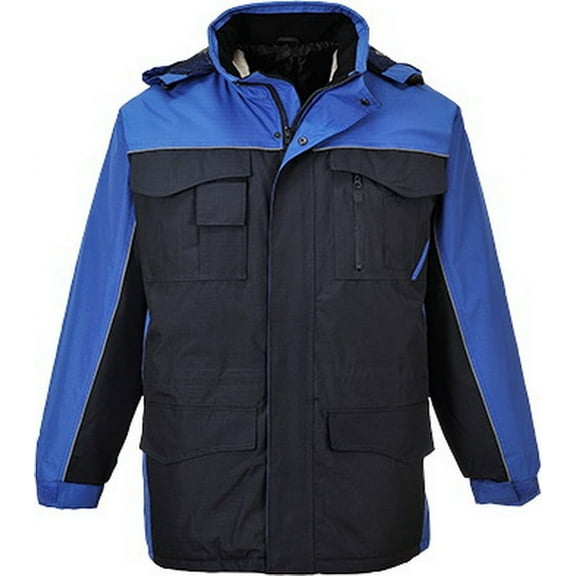 Portwest US562 Ripstop Parka-Navy/Royal-L