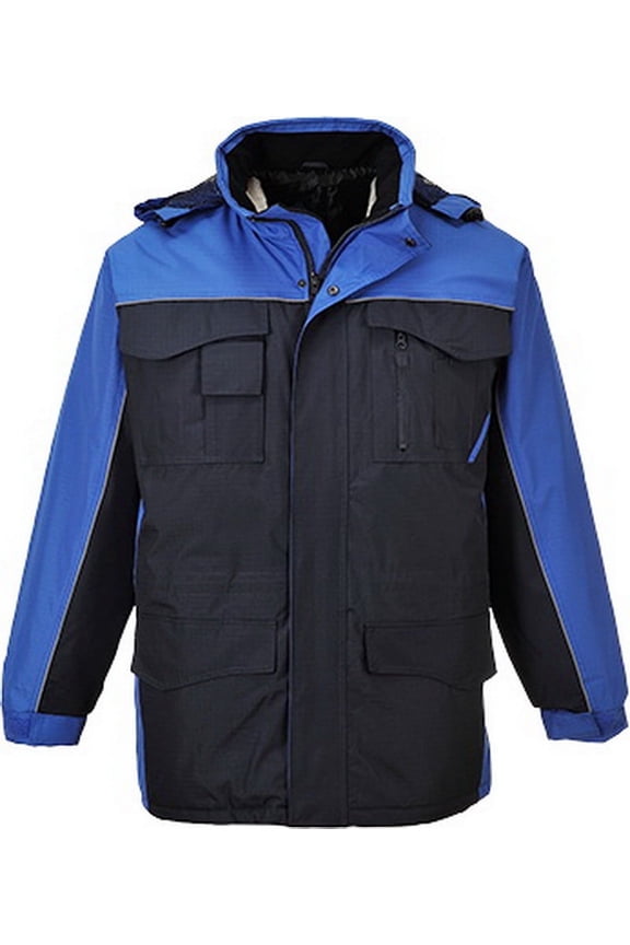 US562 Ripstop Parka-Navy/Royal-L