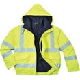 thumbnail image 1 of Portwest US773 Bizflame Rain Hi-Vis Antistatic FR Bomber Jacket Yellow, XX-Large, 1 of 1