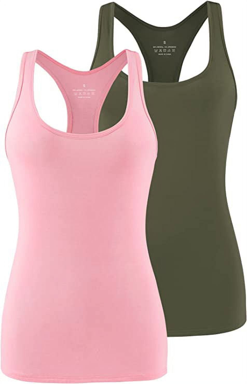 CRZ YOGA Women's Workout Tank Tops Racerback Yoga Sleeveless Top Athletic  Shirt