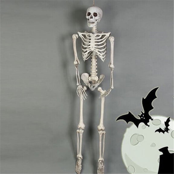 Posable Skeleton Halloween Decor Scary Man Bone Creepy Party Decoration