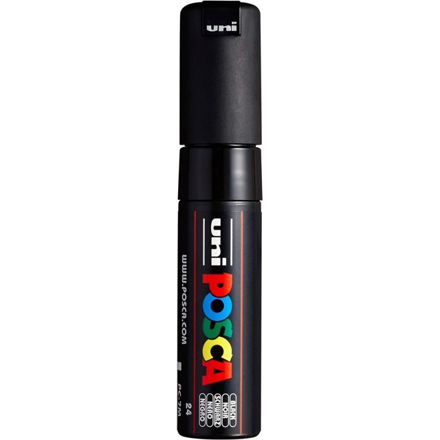 Posca Marker 7M in Black, Posca Pens for Art Supplies, School Supplies
