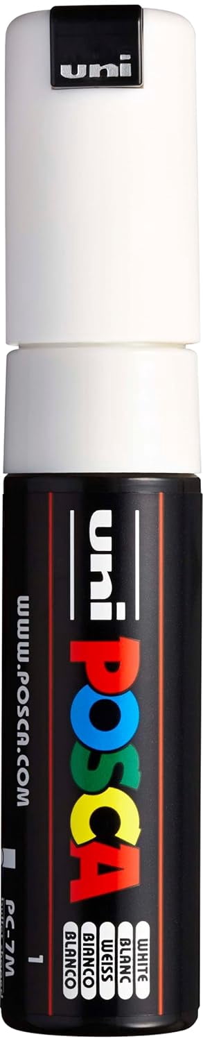Posca Marker PC-1MR Metallic Blue - Paint Pen For Art, Rock, Fabric, And More