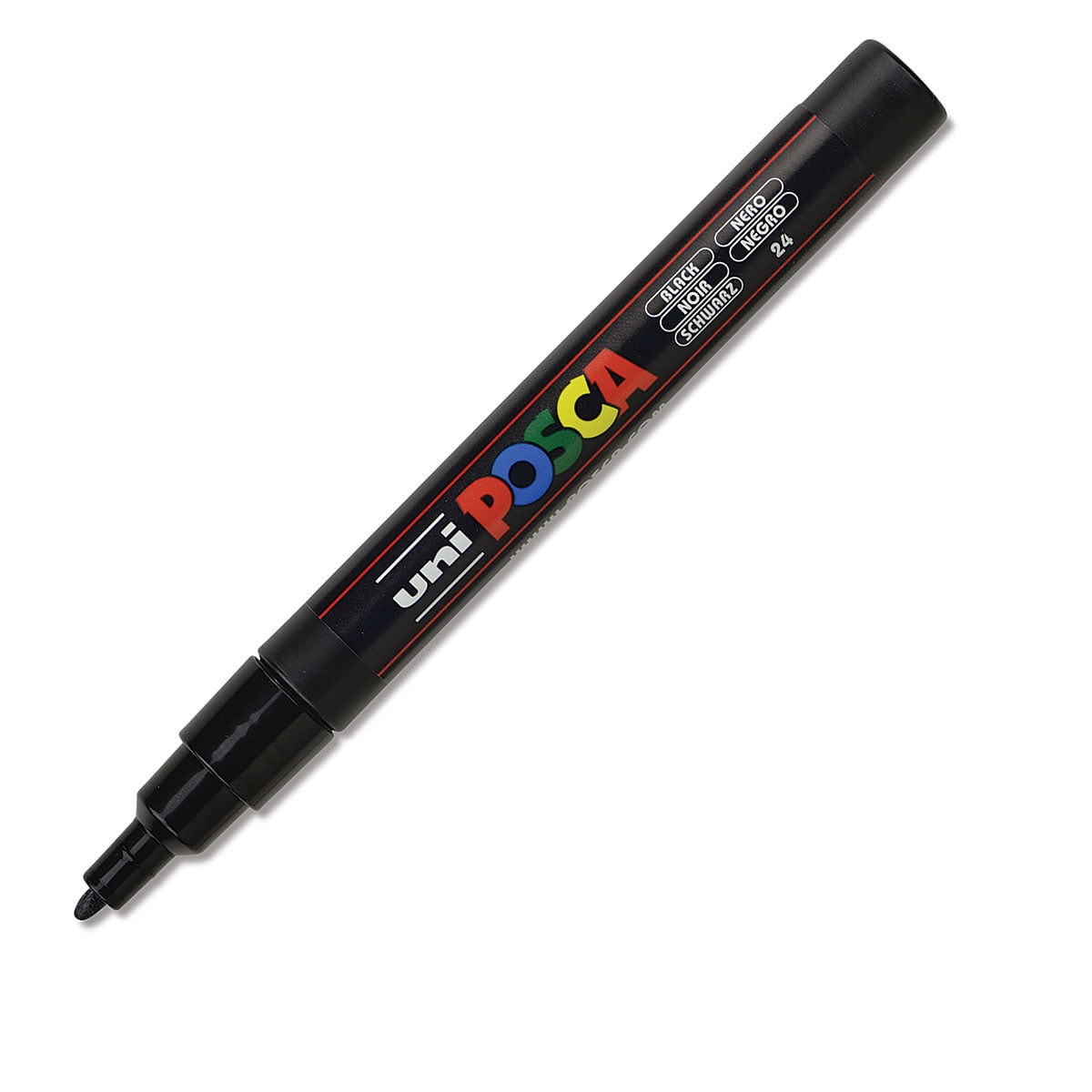 Posca Paint Marker - Black, Fine, Bullet Tip, 0.9 mm - 1.3 Posca Paint Marker - Black, Fine, Bullet Tip, 0.9 mm - 1.3