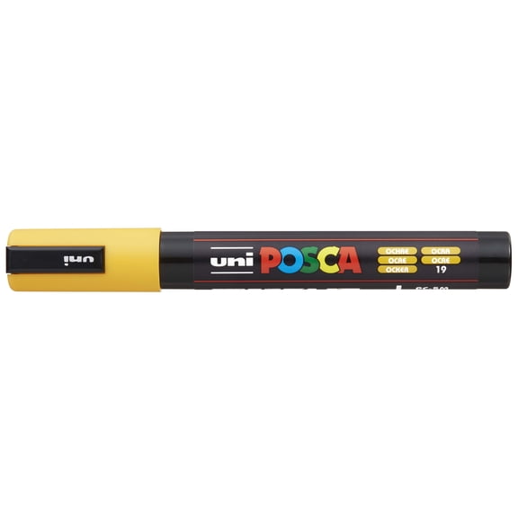 Posca Paint Marker - Ochre, Bullet Tip, 2.5 mm