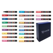 Posca Paint Marker Pen Extra Fine Point PC-1M 21 Colors Full Set with Original Box Japan Import