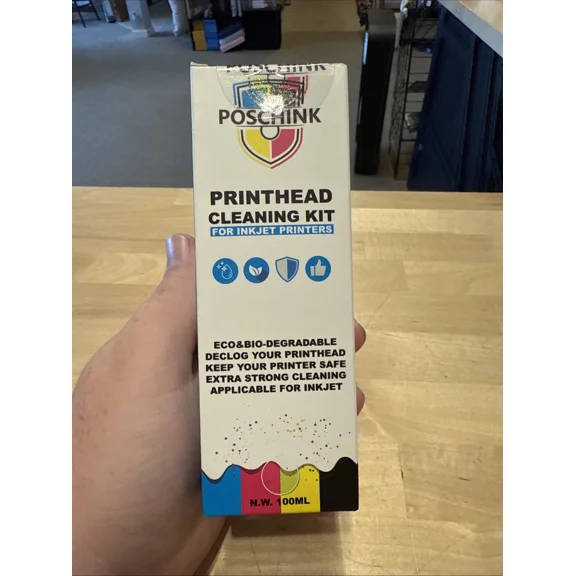 Poschink. Printhead Cleaning Kit For Inkjet Printers. 100 Ml. New