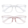 thumbnail image 1 of Poscoverge Fashion Glasses for Women Computer Glasses Eye Strain Blue Light Blocking Gaming Glasses 2pcs 140*52*42mm, 1 of 1