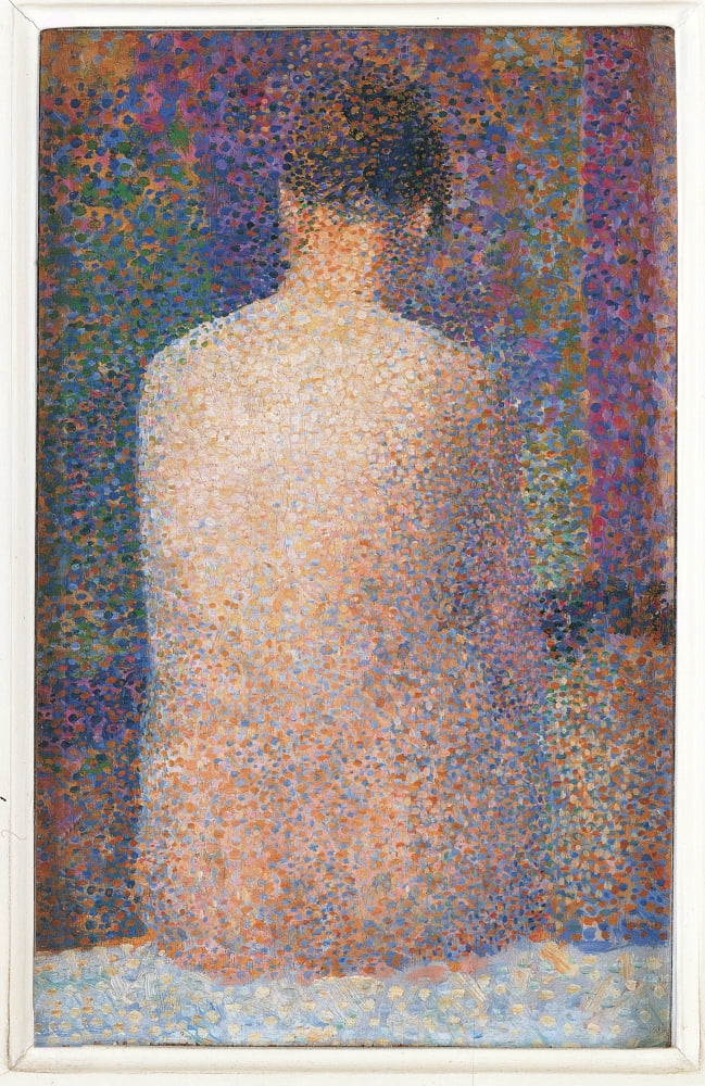 Pose From The Back Canvas Art - (18 x 24)