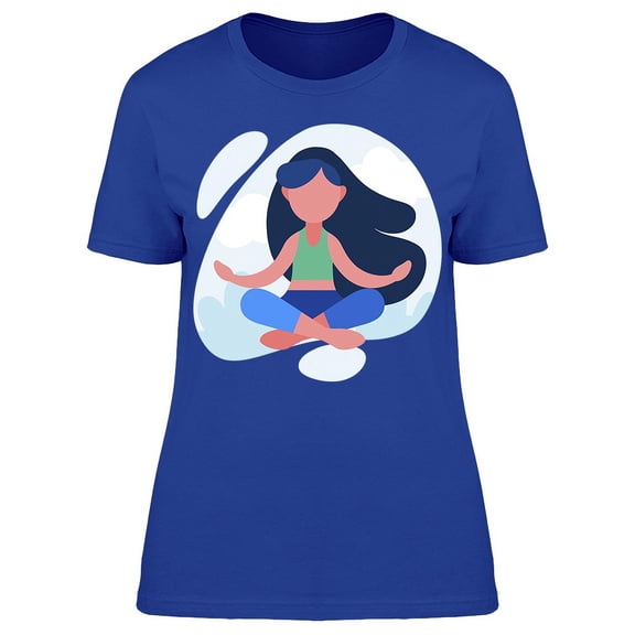 Pose Lotuses In Yoga T-Shirt Women -Image by Shutterstock, Female Small