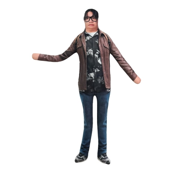 Poseable Bendable Plush Puppet with Inner Wire Frame, Novelty Meme Decor Doll for Desktop Bedroom Creative Display