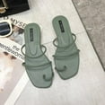 thumbnail image 1 of Poseca Korean-style Flat Slippers Female Slip-on Toe With Sandals And Slippers Fashion Women's Shoes, 1 of 4