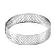 thumbnail image 1 of Poseca Stainless Steel Perforated ring for baking Heat Resistant Perforated Cake Mousse Ring Dessert Ring Tools DIY Baking Tool in Kitchen, 1 of 2