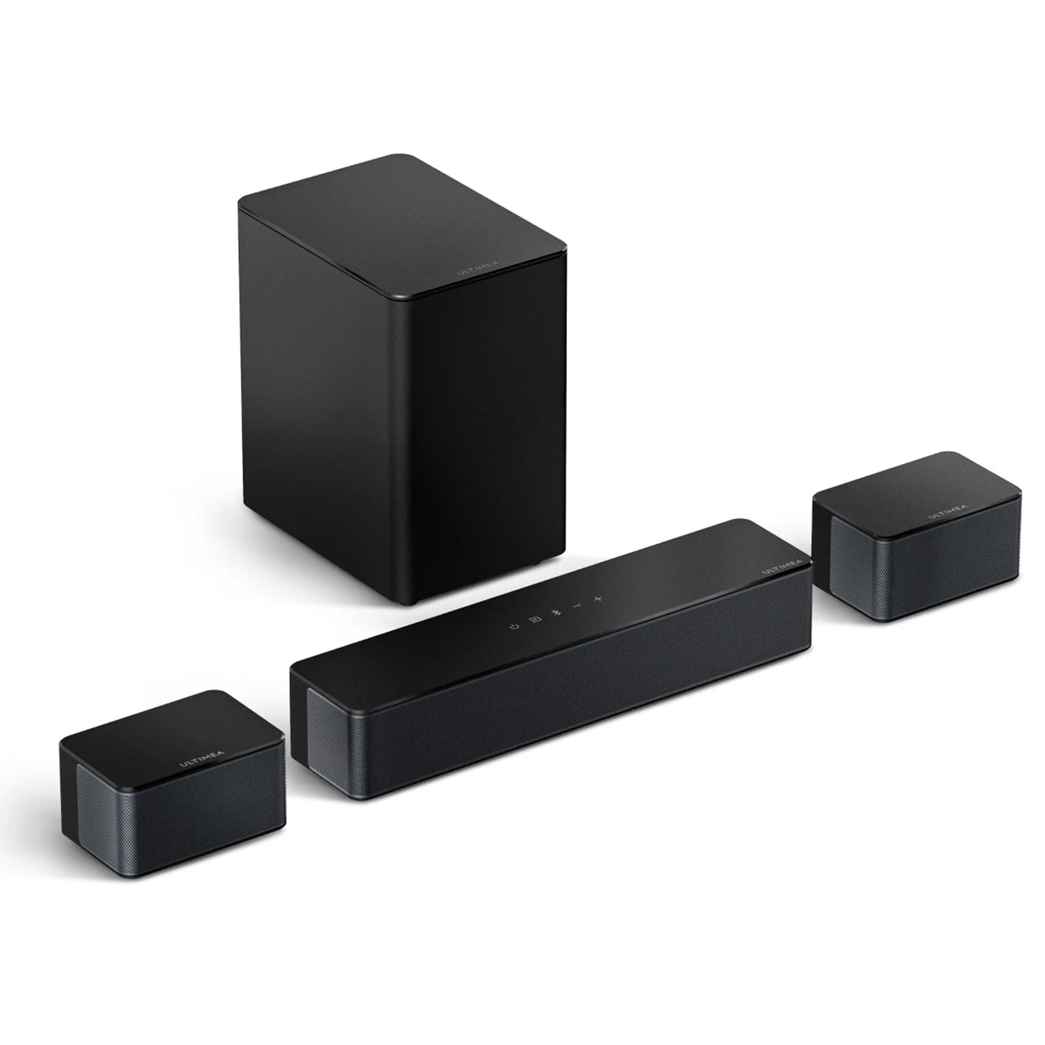 ULTIMEA 5.1 Virtual Surround Sound Bar, 320W Home Theater Surround System with Adjustable Speakers & Subwoofer, Bluetooth, Poseidon D50