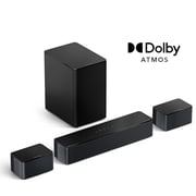 ULTIMEA Poseidon D60 5.1 Sound Bar with Dolby Atmos for Smart TV, 410W Peak Power, Surround Sound System for TV, Wireless Subwoofer Bass Boost, Surround Adjusta
