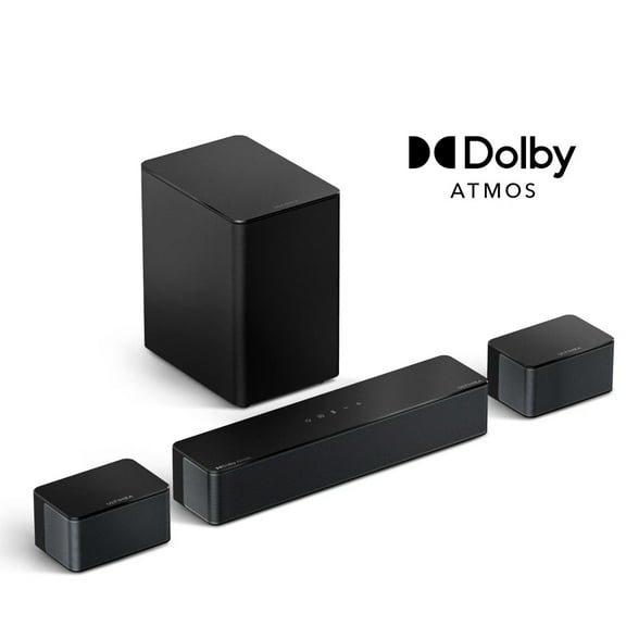 ULTIMEA Poseidon D60 5.1 Sound Bar with Dolby Atmos for Smart TV, 410W Peak Power, Surround Sound System for TV, Wireless Subwoofer Bass Boost, Surround Adjustable