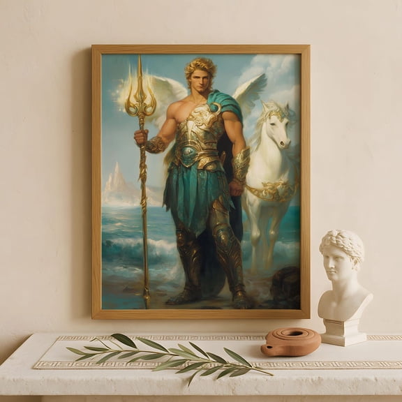 Poseidon Greek God Of The Sea Poster
