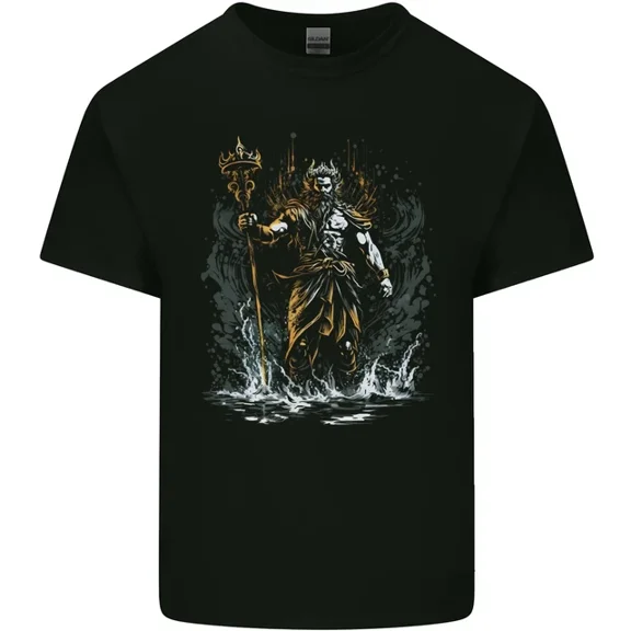 Poseidon Greek God Of Water Mythology Mens Womens T-Shirt