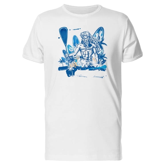 Poseidon Paddle Surfer Tee Men's -Image by Shutterstock
