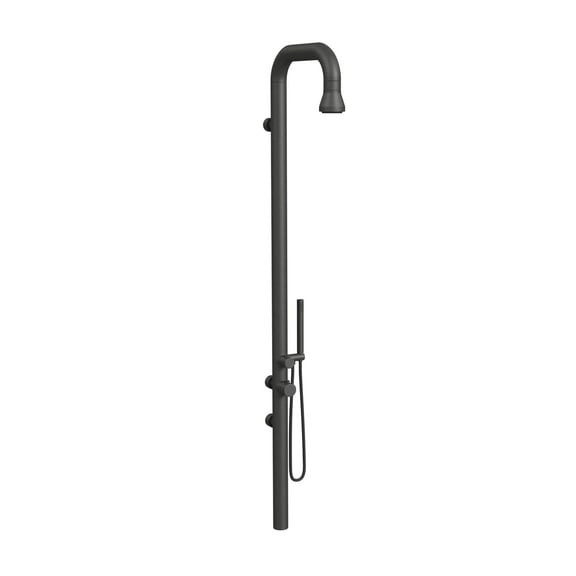Poseidon 3.5-in Wall Mounted Shower System with Hot and Cold Connections for Indoor and Outdoor Use