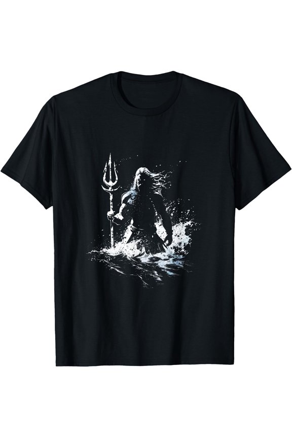 Poseidon Symbol Trident Greek God Neptune Sea god T-Shirt