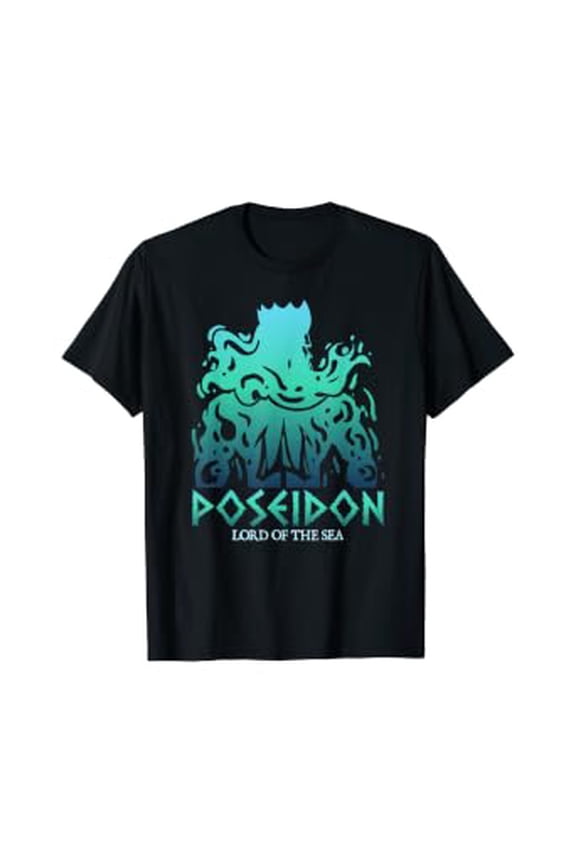 Poseidon Trident T Shirt Greek Gods Lord Of The Sea