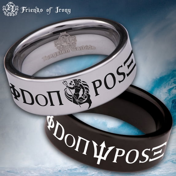 Poseidon Tungsten Carbide Ring