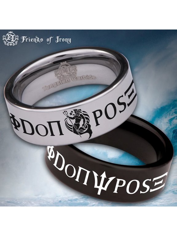 Poseidon Tungsten Carbide Ring